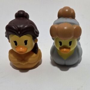 Cute Disney Princess Duck Figurines Set
